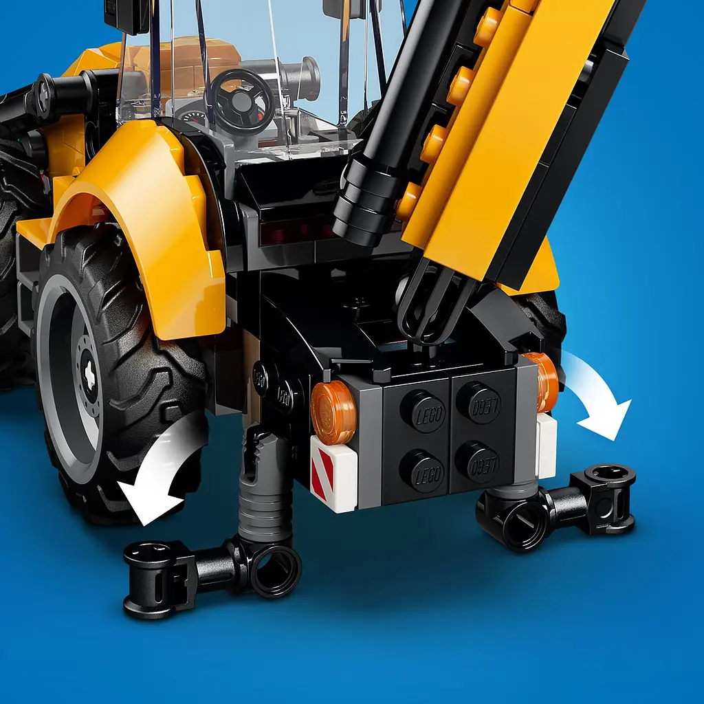 Конструктор LEGO City Жовтий екскаватор-навантажувач (60480) - фото 7