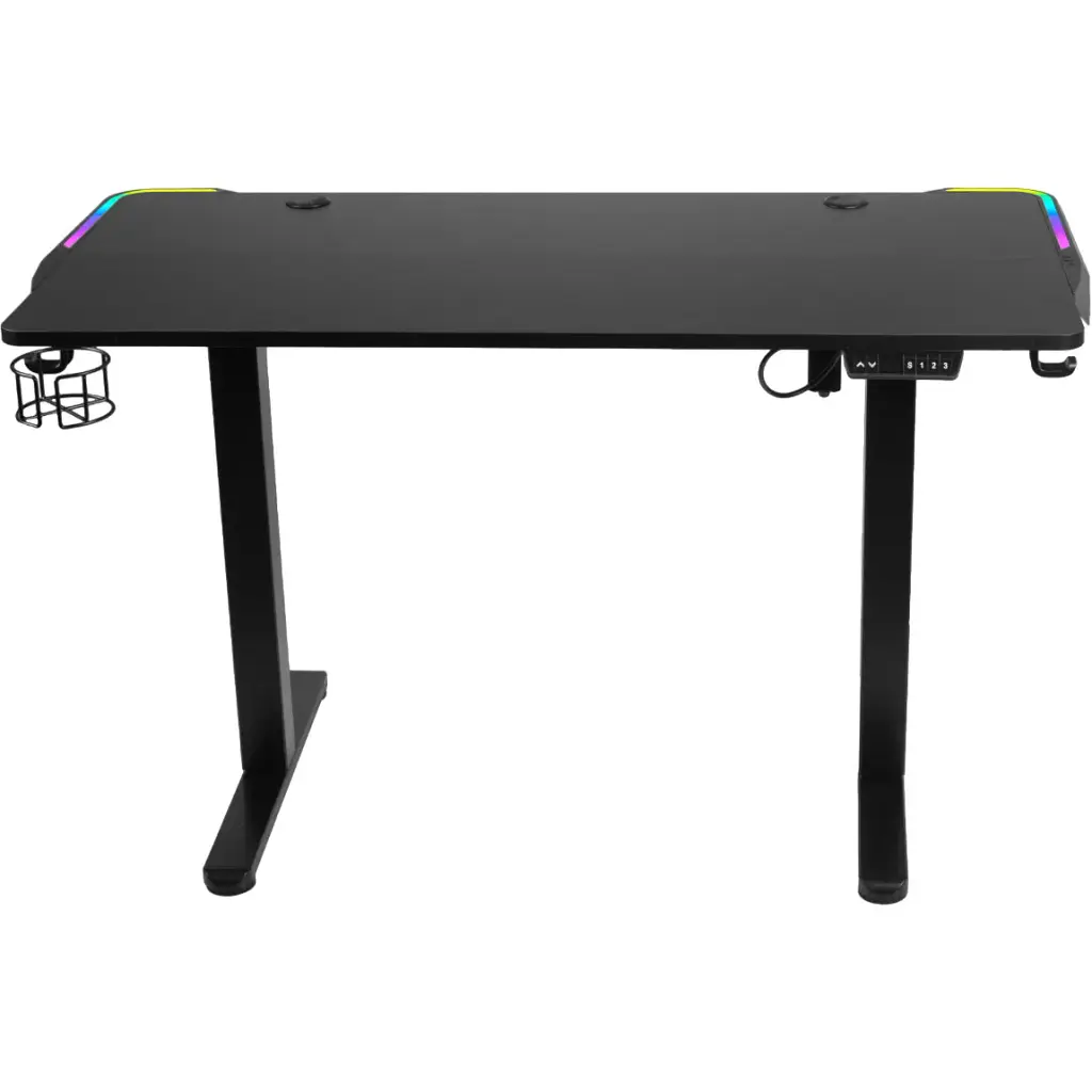 Комп'ютерний ігровий стіл Barsky StandUp Game Black RGB-LED (BST-01led) [111734] - фото 2