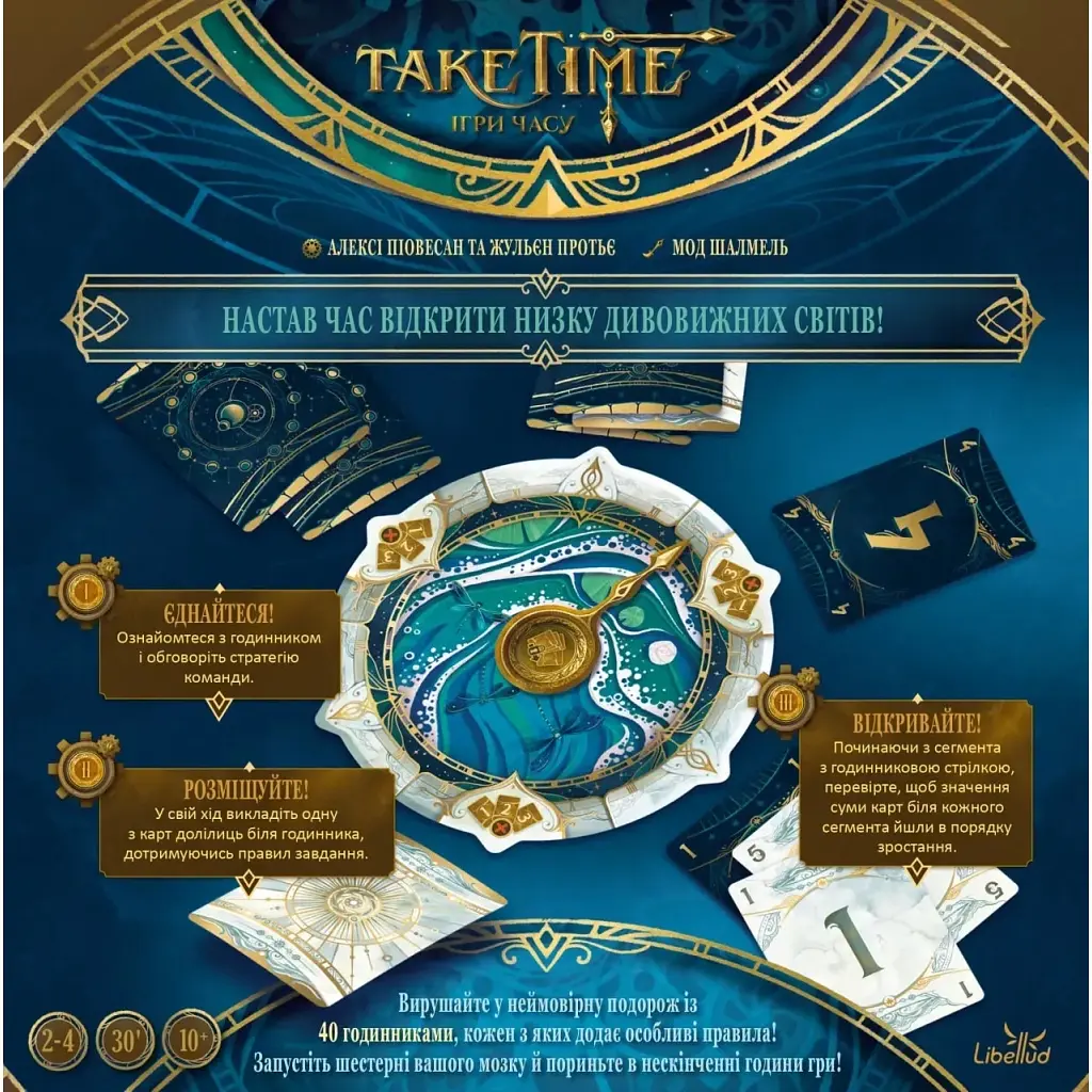 Настільна гра Geekach Games Ігри часу (Take Time) (укр.) (GKCH0265) - фото 6