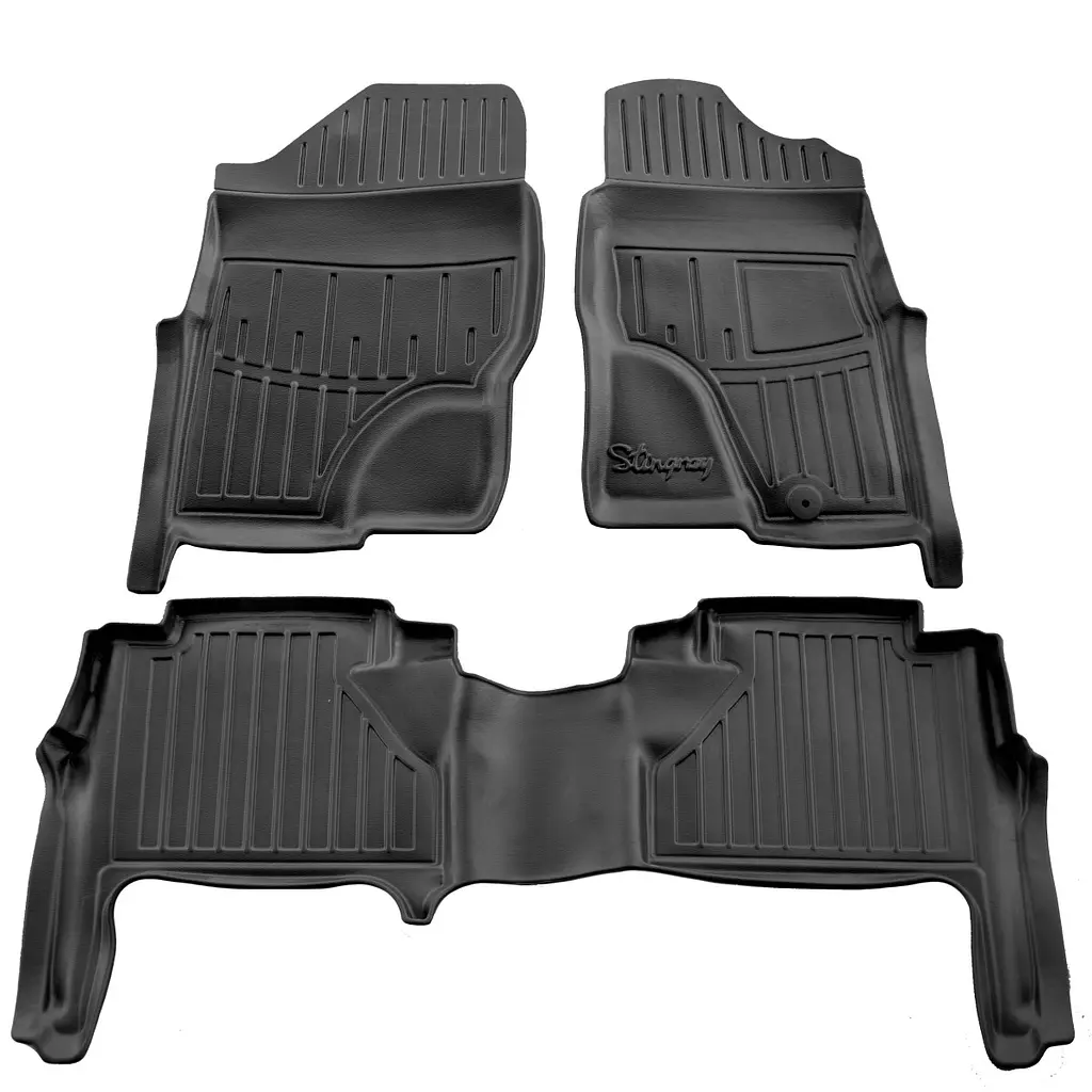 Комплект 3D килимків в салон Nissan Navara D40 2005- ПРАВЕ КЕРМО