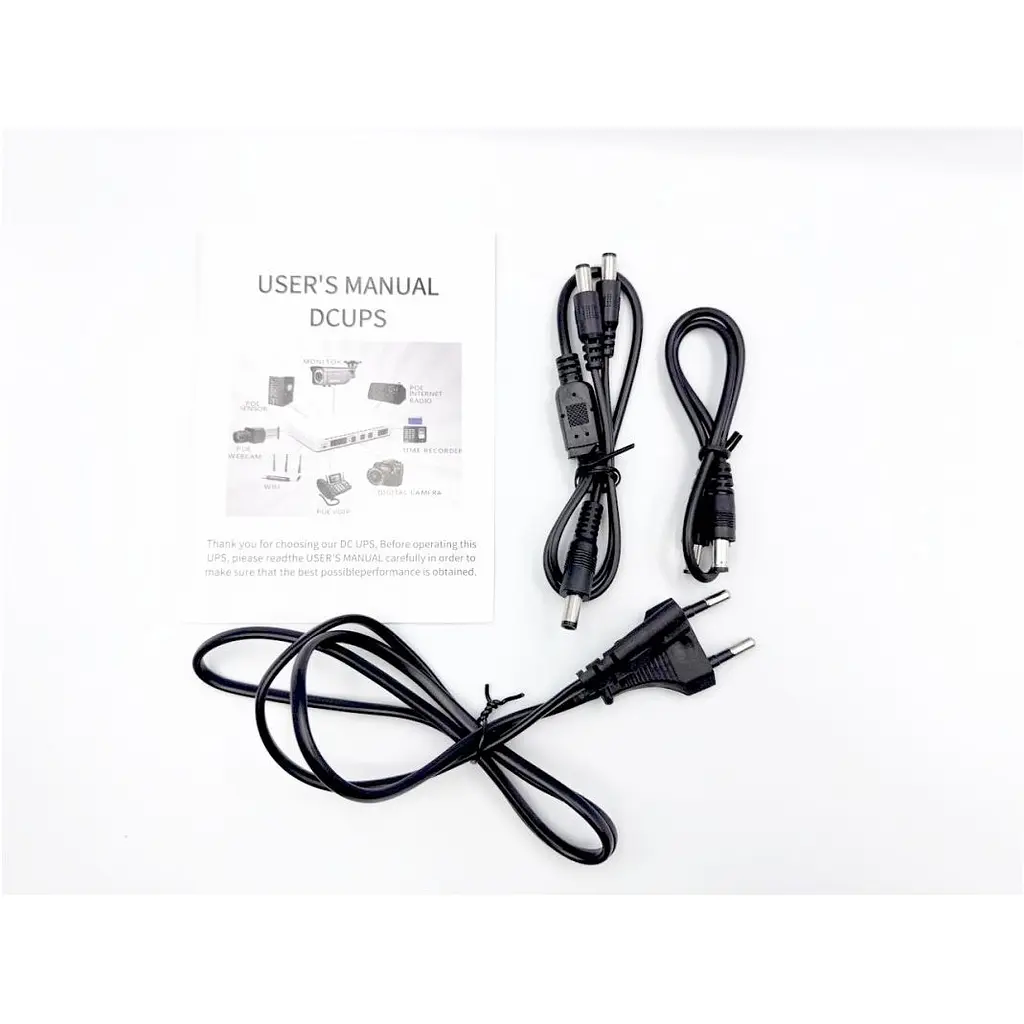 ИБП UPS для роутера DC1018P 12V/ 9V/ 5V 10400 mAh 18W для устройств постоянного тока DC, USB Type A, USB Type C, POE белый - фото 3