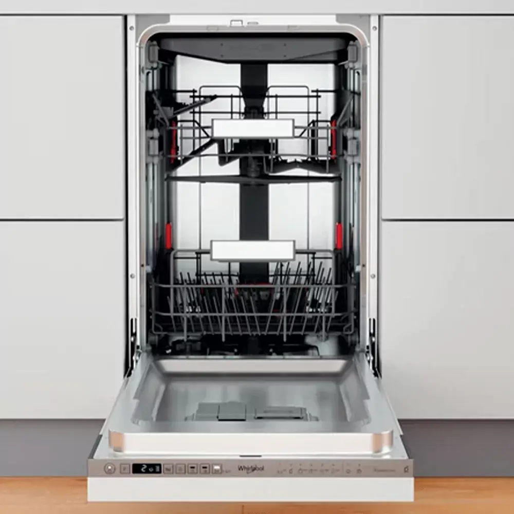 Посудомоечная машина встроенная Whirlpool 10 комплектов A+++, 45 см, дисплей, инвертор белый - фото 5