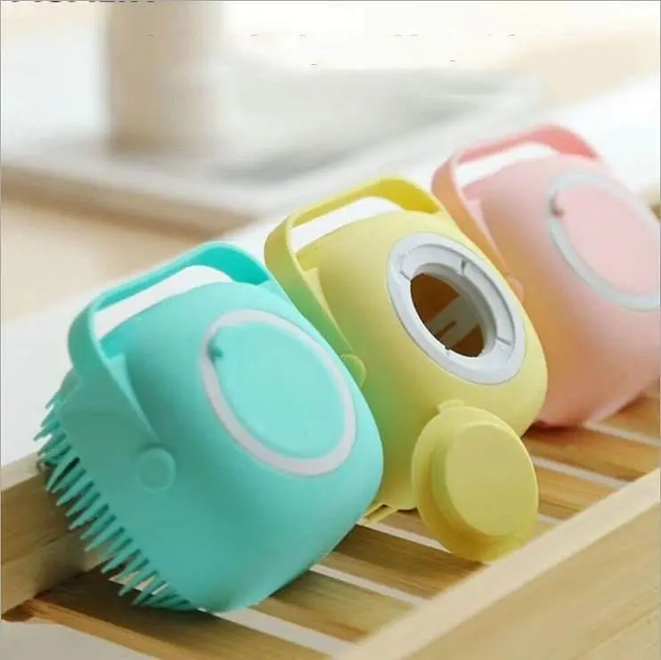 Силіконова масажна щітка мочалка — Silicone Massage Bath Brus - фото 2