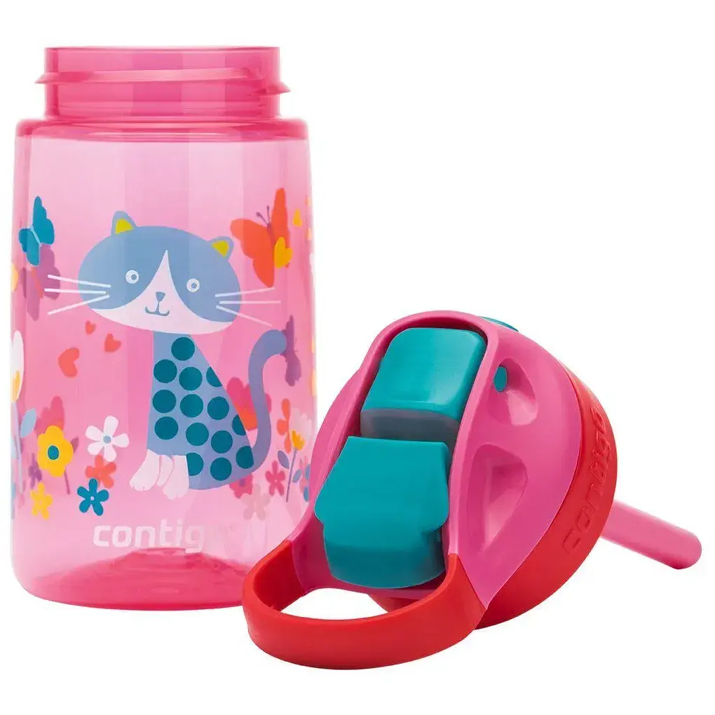 Пляшка для води дитяча Contigo Gizmo Flip Pink 420 мл (2116113) - фото 6