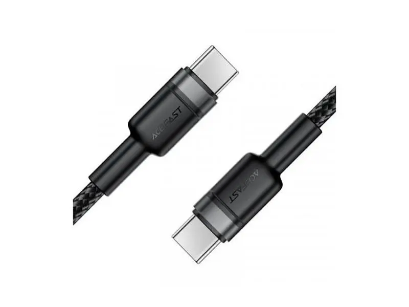 Кабель USB Type-C Acefast C22-03 USB Type-C to USB Type-C 2.0 60W 1.2m Black (6974316285137) - фото 3