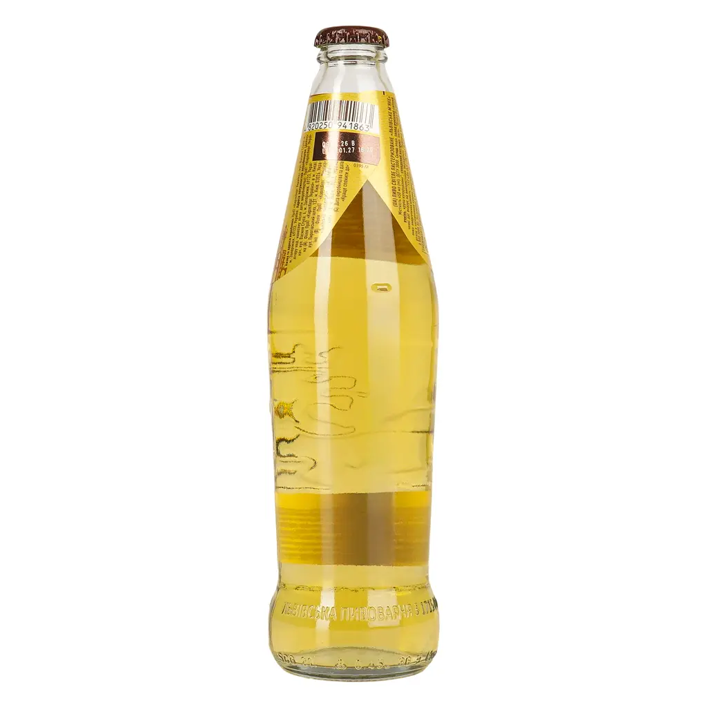 Пиво Львівське М'яке, світле, 4,2%, 0,45 л (908442) - фото 3