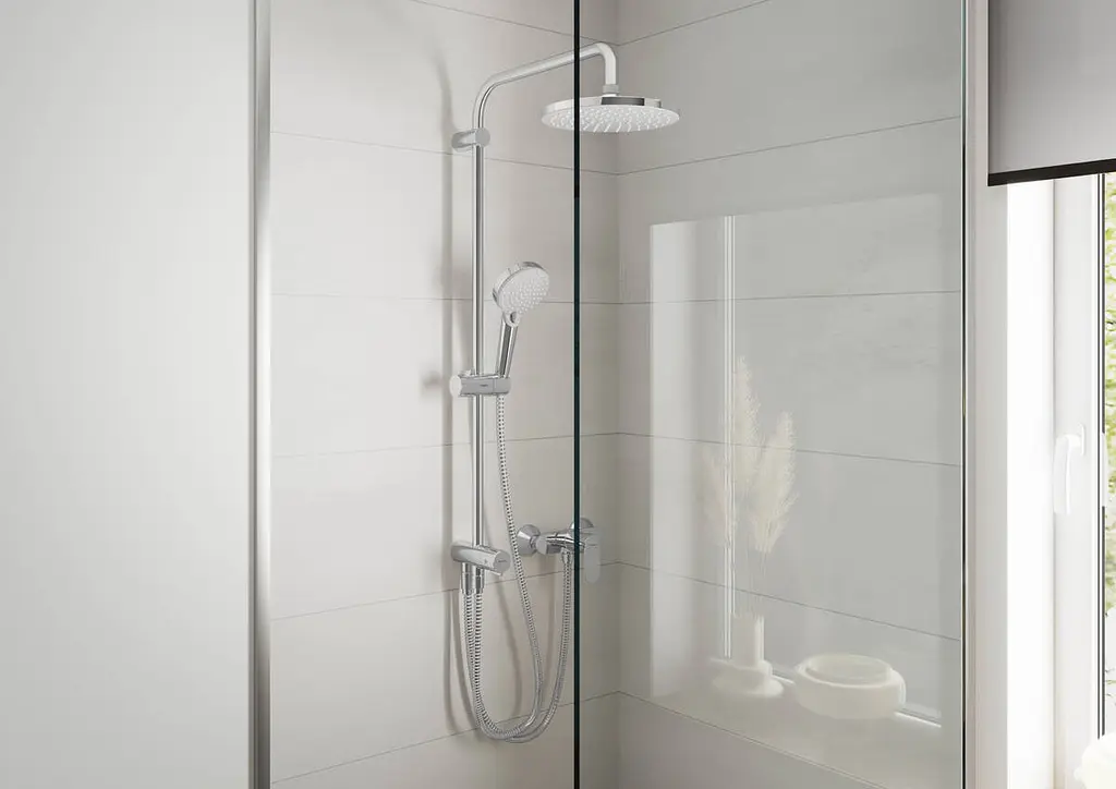 Душова система Hansgrohe Vernis Blend Showerpipe Reno 220 26272000 хром - фото 2