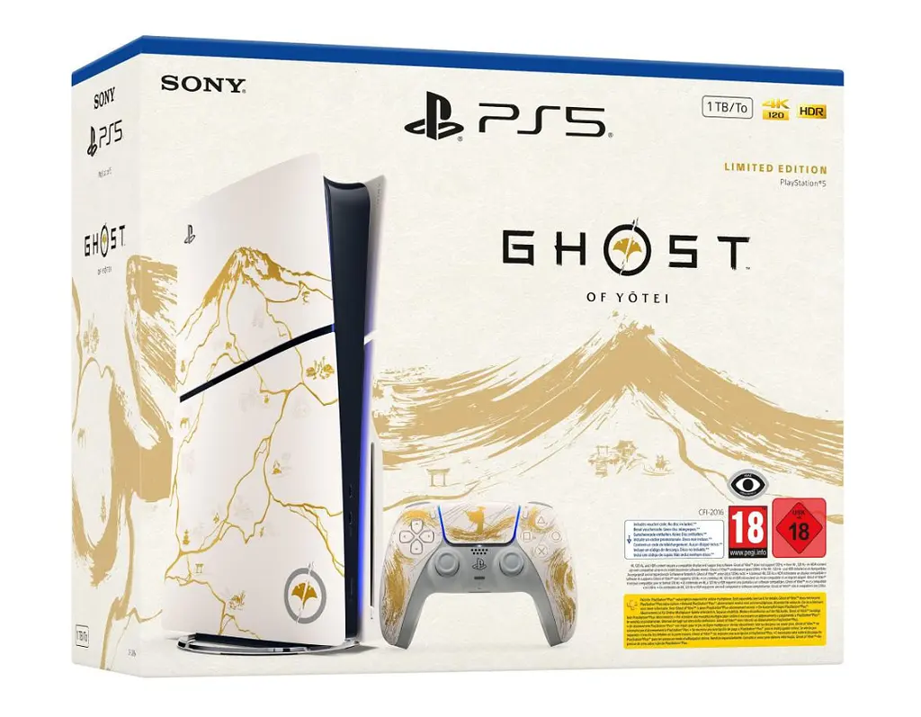 Стационарная игровая приставка Sony PlayStation 5 Slim 1TB Ghost of Yotei Limited Edition (1000048368) - фото 4
