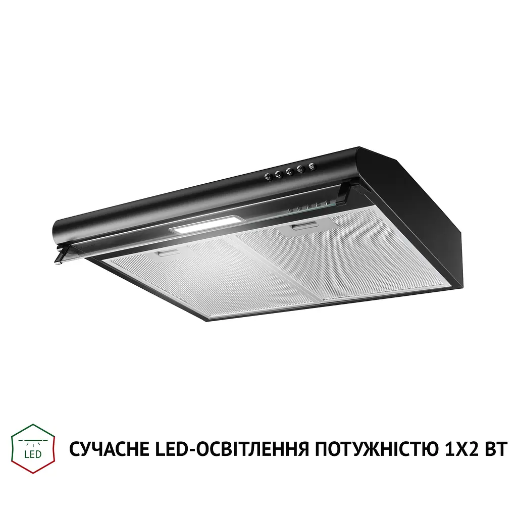 Витяжка плоска PERFELLI PL 5144 BL LED - фото 4