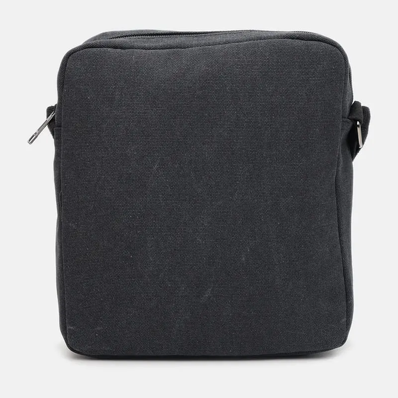 Чоловічі сумки Monsen C1MY1964bl-black 26х23х8 см Чорний - фото 3