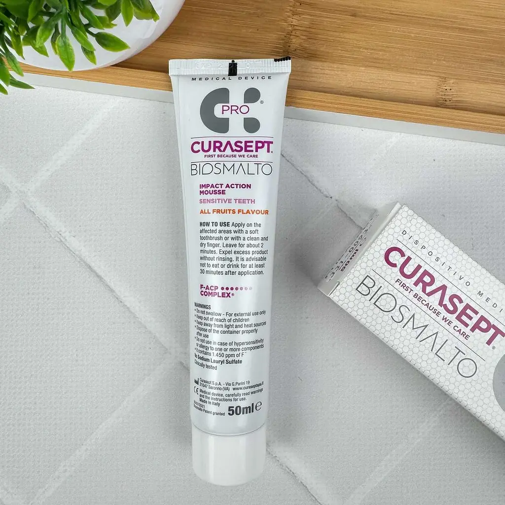 Мус Curasept Biosmal Sensitiv Teeth для домашнього використання 50мл