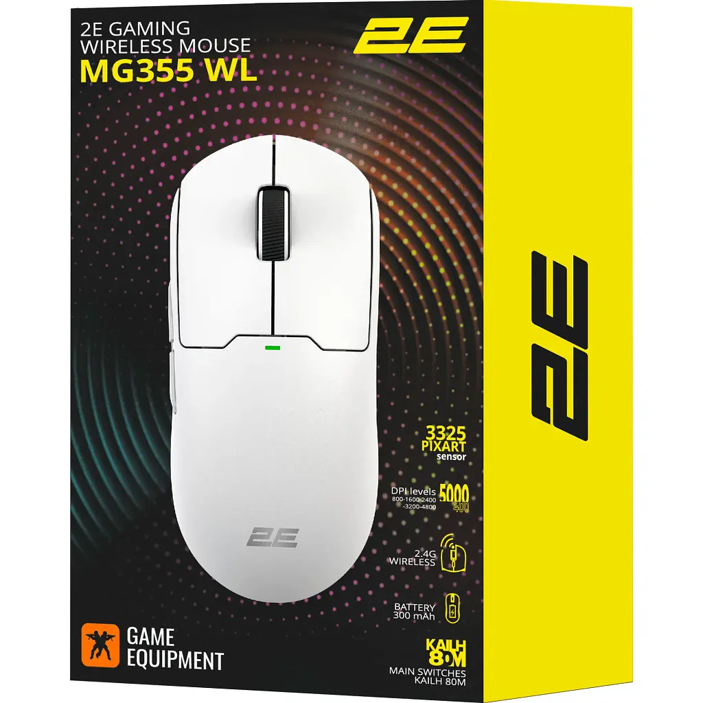Миша 2E Gaming MG355 WL White (2E-MG355UWT-WL) [134512] - фото 5