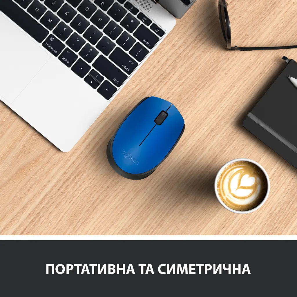 Мишка Logitech M171 Blue (910-004640) - фото 3