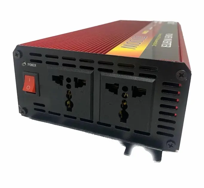 Автоінвертор-перетворювач напруги з функцією плавного пуску 12 V у 220 V модифікована синусоїда AR 5000 Вт UKC - фото 2