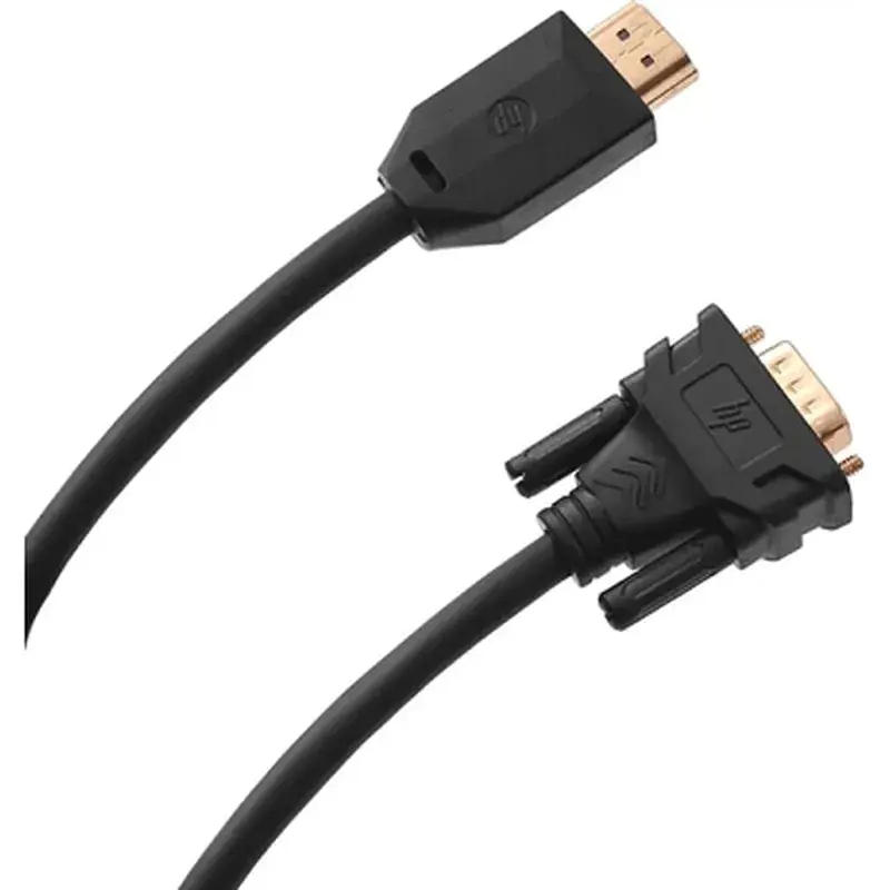 Кабель мультимедійний HDMI M to DVI M 2.0m 4K60Hz HP (HP_DHC-HD05-02M) - фото 2