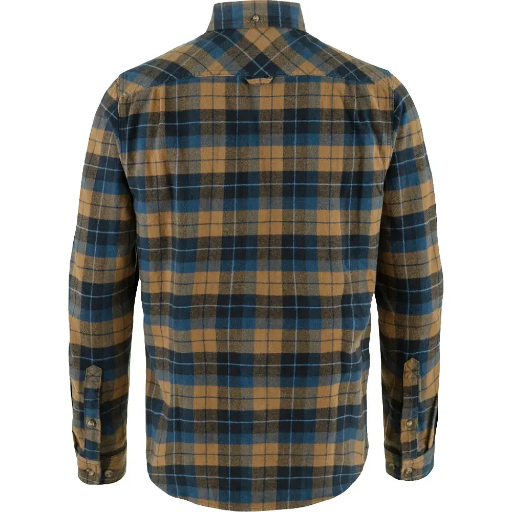Сорочка Fjallraven Singi Heavy Flannel Shirt XXL Dark Navy/Buckwheat Brown - фото 2