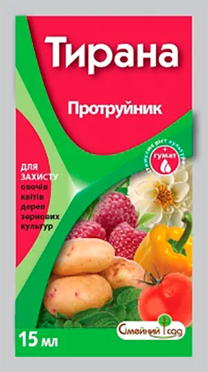 Протруйник Тирана к.с. 15 мл, Сімейний Сад
