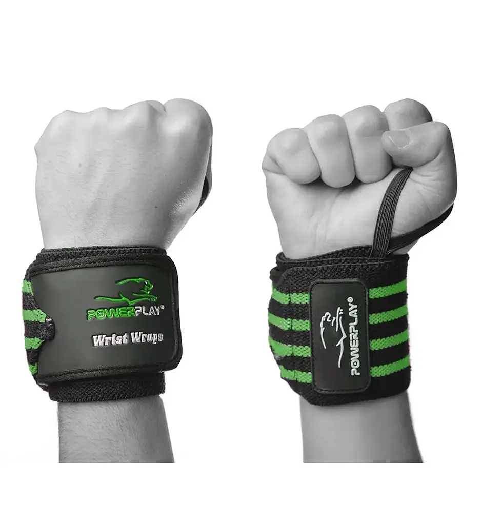 Бинты кистевые PowerPlay 3081 Black/Green - фото 2