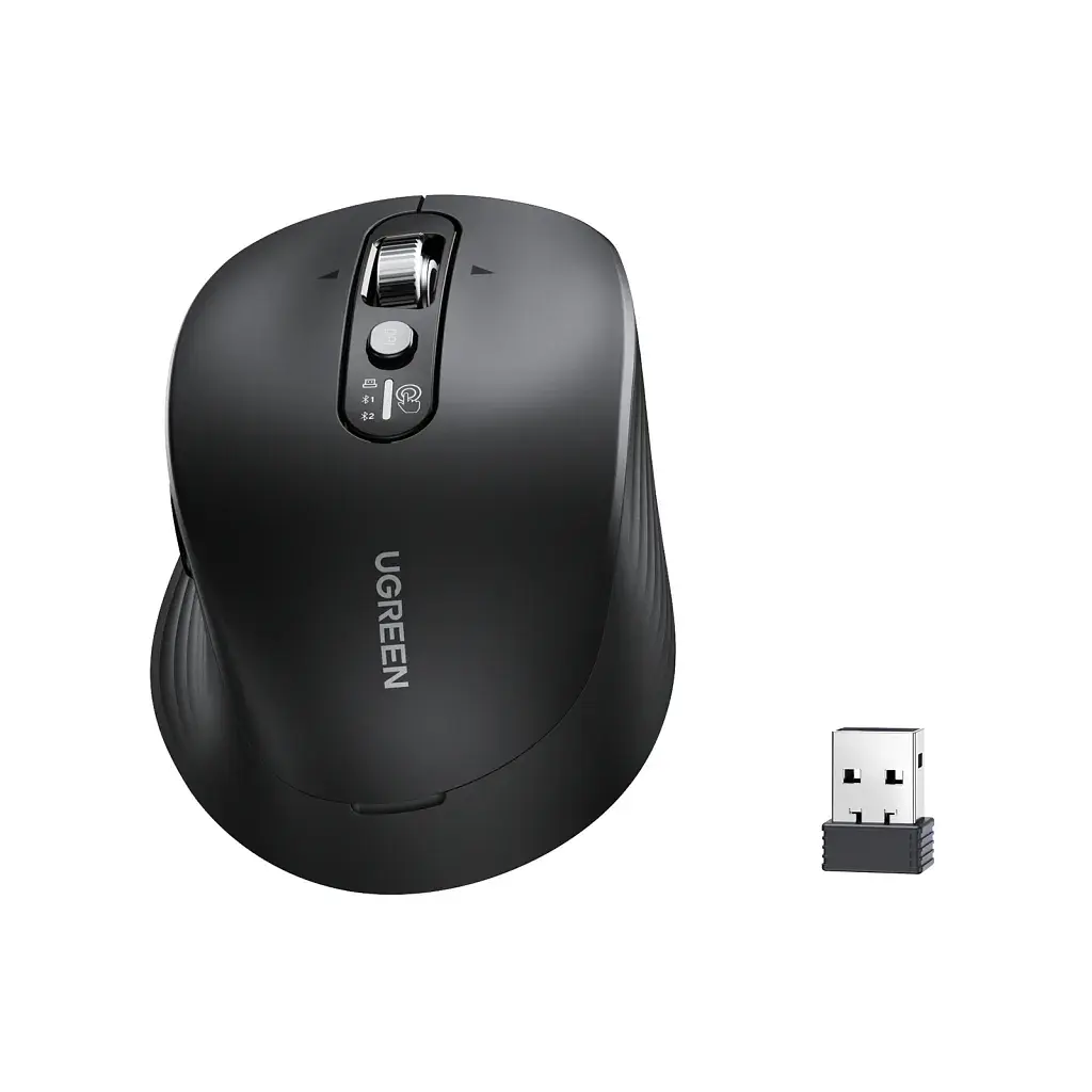 Мишка Ugreen M752 Wireless/Bluetooth Black (75498B) - фото 2