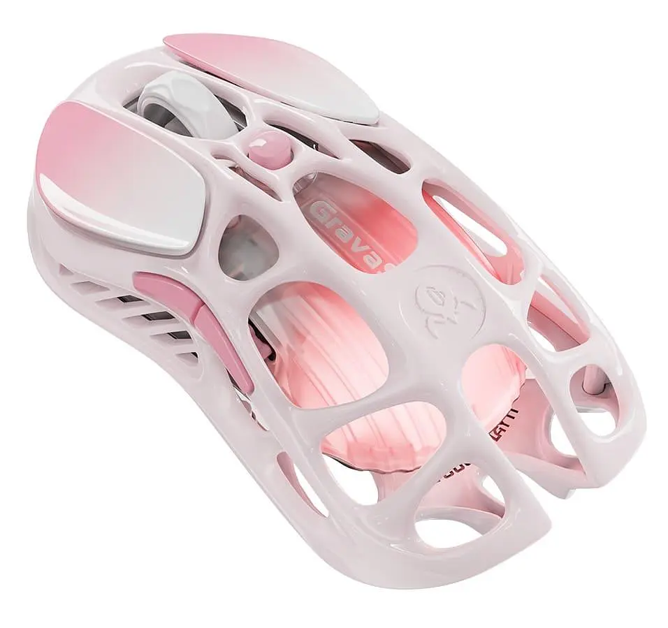 Миша GravaStar Mercury M1 Pro Magnesium Alloy Body BT/WL/USB-A RGB Sakura Pink (GRAVASTARM1PRO_PNK) - фото 8