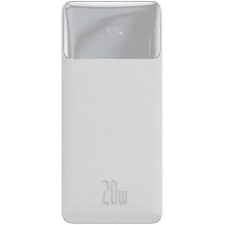 УМБ Baseus Bipow Digital Display Power Bank 10000mAh 20W (PPDML-L02) біла - фото 7