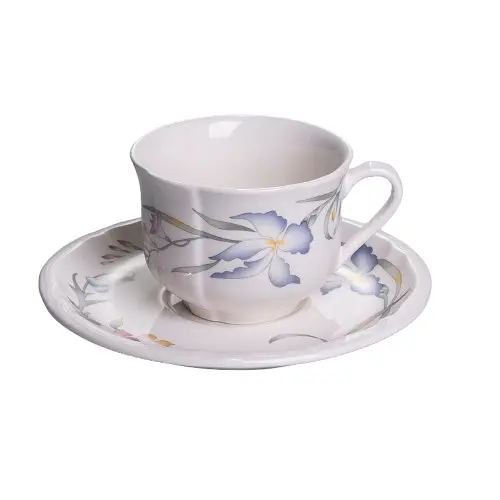 Столовый набор посуды тарелок и чашек 32 предмета на 6 персон Villeroy фарфоровый Yiwu YY78-8A - фото 6