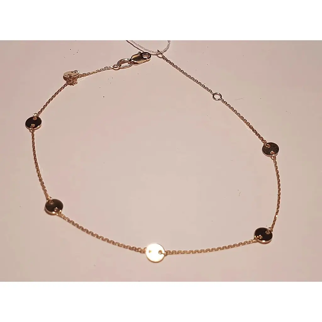 Золотой браслет Столичная Ювелирная Фабрика на ногу. 322788ж 23 - фото 3