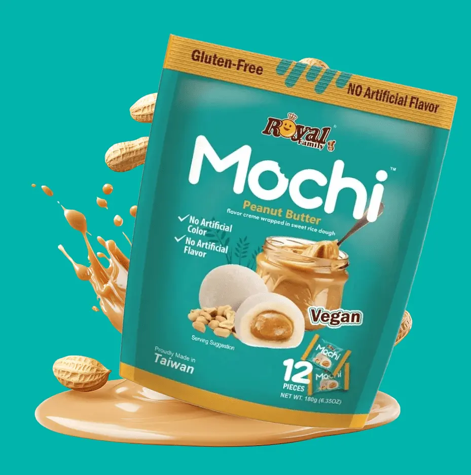 Моті Royal Family Mochi Peanut Butter 180г - фото 5