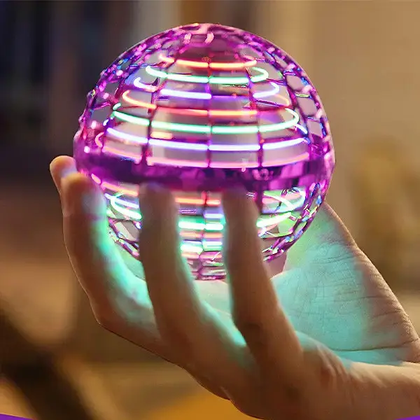 Дитяча літаюча куля, що світиться FlyNova Flying Spinner RGB - фото 6