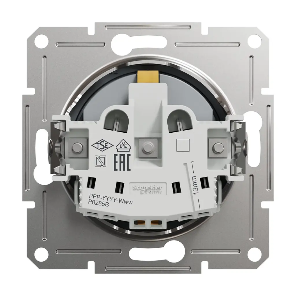 Розетка Schneider Electric ASFORA со штор. сталь (EPH2900262) - фото 8