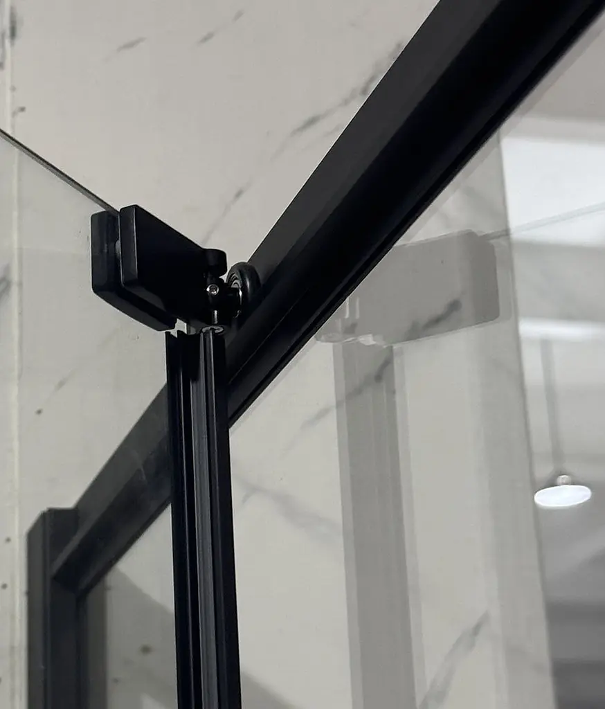 Душова кабіна без піддону Mixxus Premium Quadro SC01-120x80x195-Tr прозоре скло 6мм black MI8293, Чорний, прозорий, чорний - фото 11