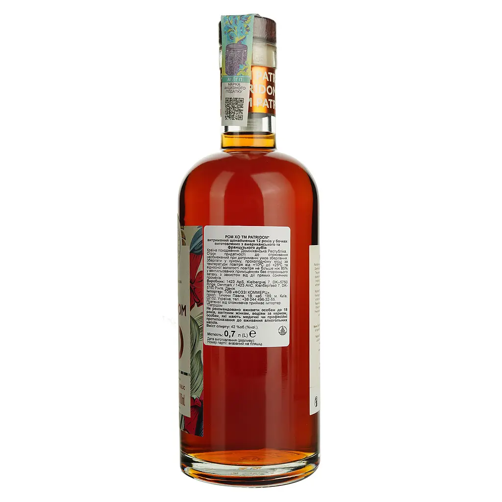 Ром Patridom XO 42% 0.7 л - фото 4