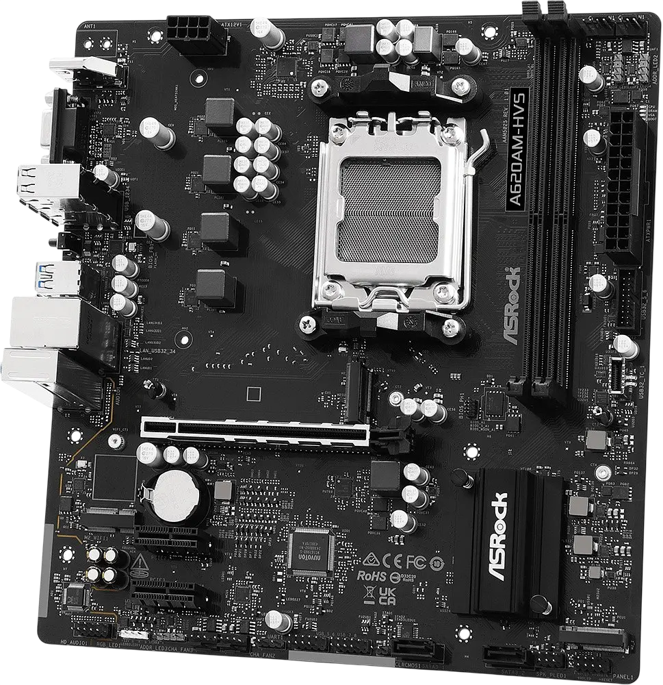 Материнська плата ASRock A620AM-HVS Socket AM5 - фото 2
