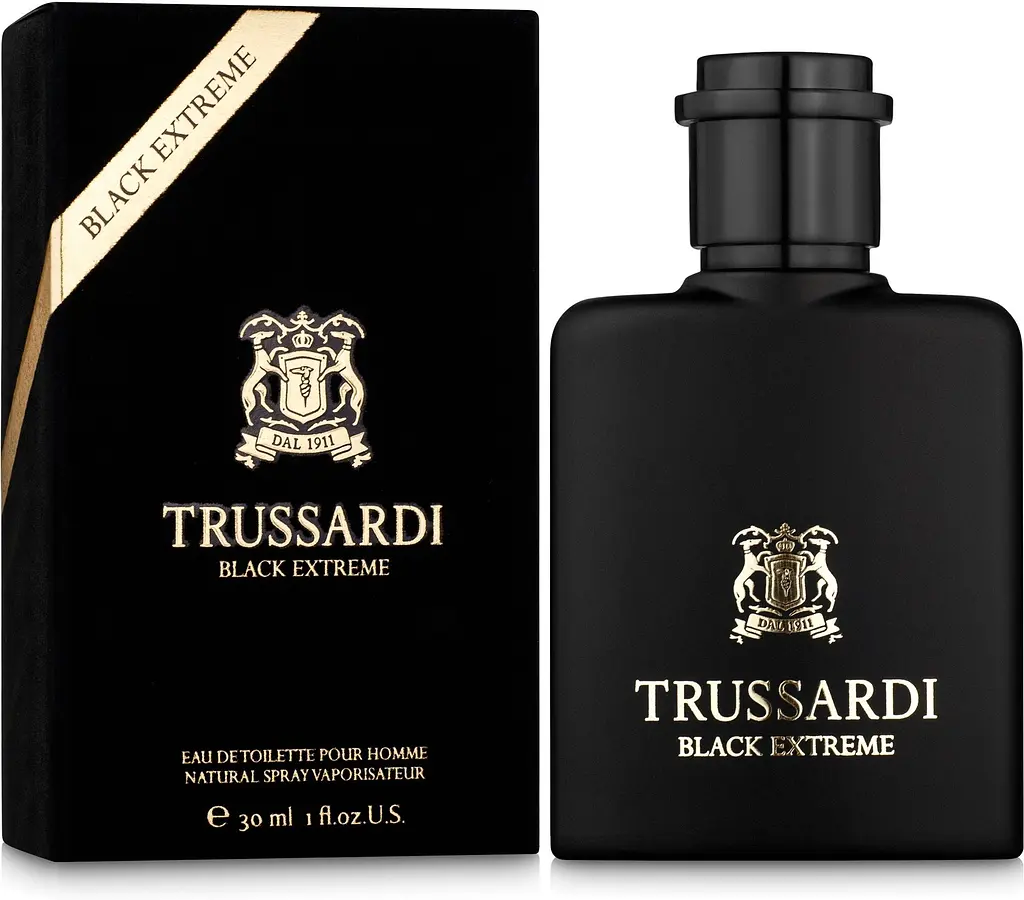 Туалетна вода Trussardi Black Extreme 30 мл - фото 2