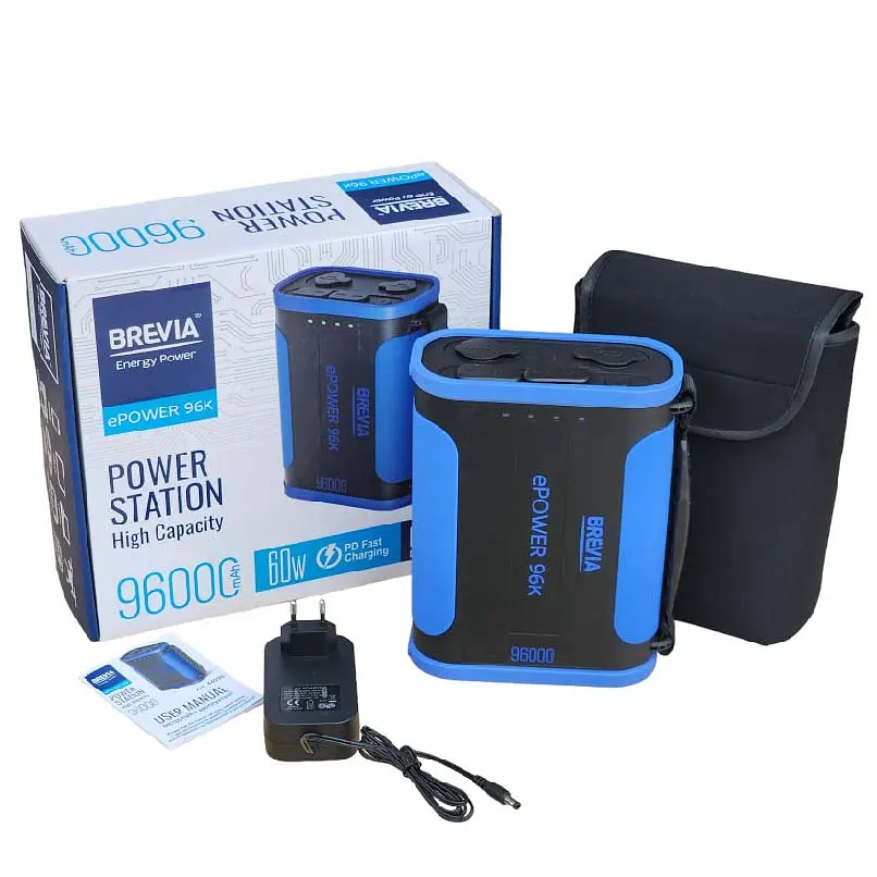 Power Bank Портативний Акумулятор Bix 30000 mAh 3x USB 22,5 Вт Чорний (PB302) - фото 7