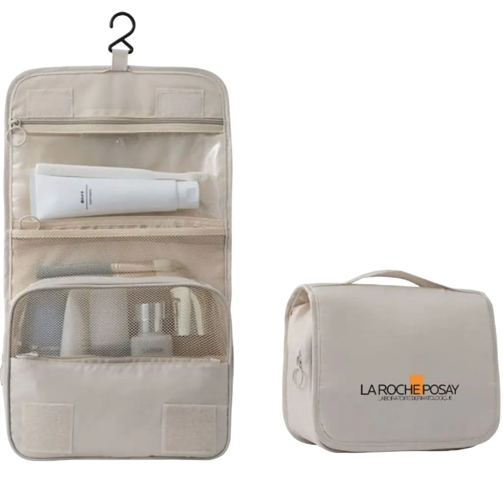Набір La Roche-Posay: коригувальний засіб комплексної дії Effaclar Duo+M 40 мл + гідроколоїдні мультифункціональні патчі Effaclar Duo+ M Patch 22 шт. + сонцезахисний корегуючий флюїд проти гіперпігментації шкіри SPF50+ 3 мл + косметичка-органайзер Anthelios - фото 5
