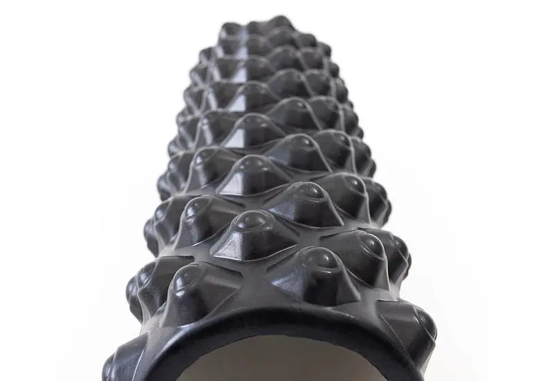 Масажний ролик EasyFit Grid Roller Extreme 45 см Чорний - фото 2