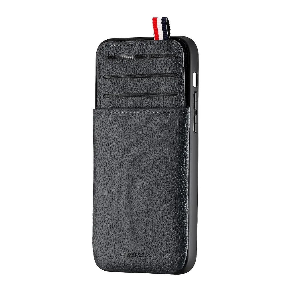 Чохол Jinduka Leather Pocket iPhone 12 Black - фото 4