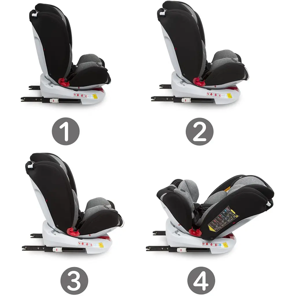 Автокресло Kidwell Orbit Isofix 0-36 кг Black - фото 6