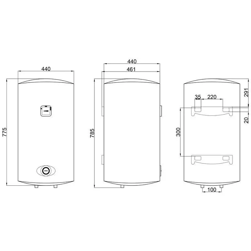 Водонагреватель электрический Thermo Alliance универсальный 1.5 кВт 80 л (D80VH15Q3) - фото 4