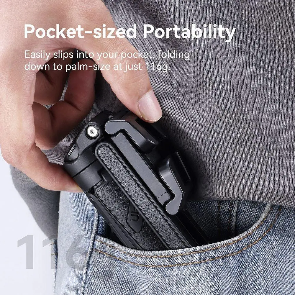 Штатив Ulanzi JJ02 Extendable Grip Tripod (JJ02-B M004) Чорний - фото 4