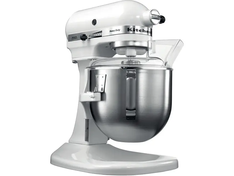 Кухонна машина KitchenAid Heavy Duty 5KPM5EWH з відкидним блоком 4.8 л біла - фото 4