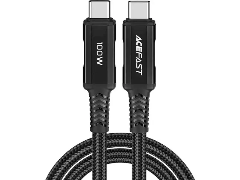 Кабель Acefast C4-03 USB-C to USB-C 100W 2м Black (6974316280996) - фото 2