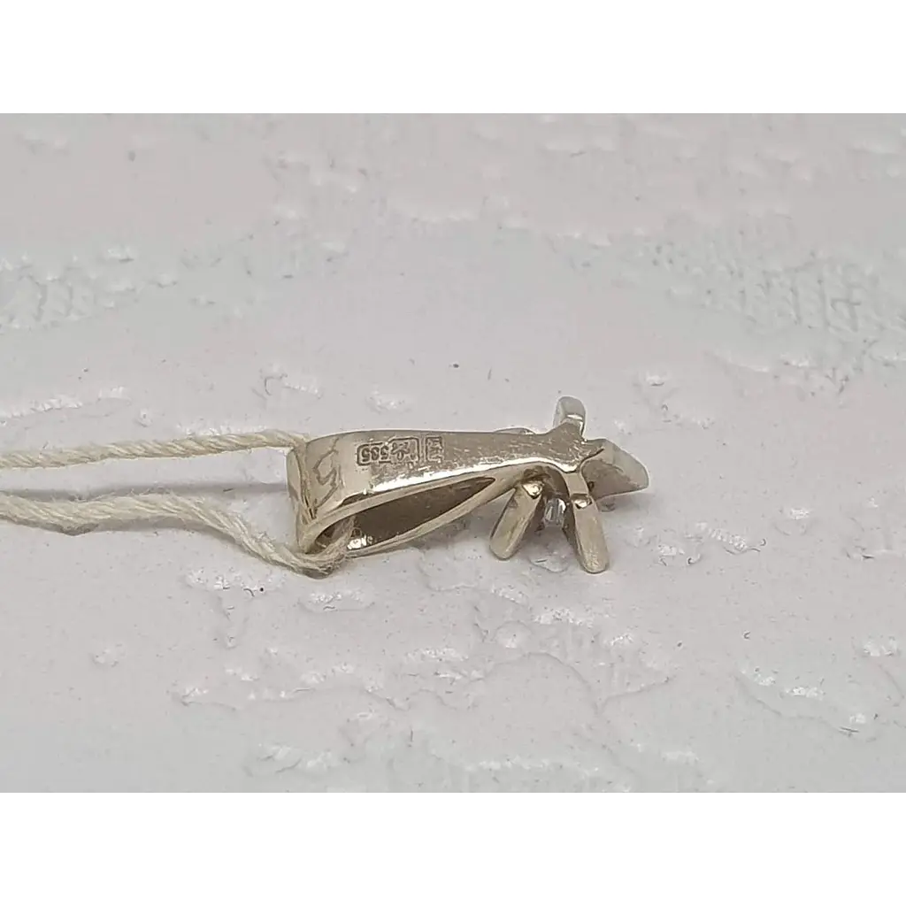 Золота підвіска ЮЗ "Багет" з діамантом. 0В410329236/26 - фото 3