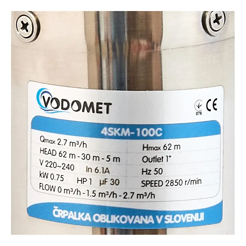 Вихровий насос Vodomet 4SKM-100C VO4174 - фото 4