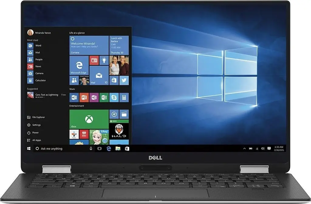Б/В Ноутбук Dell XPS-13-9365 (13.3" 1920*1080/i7-7Y75/DDR3 16GB/SSD 256GB)