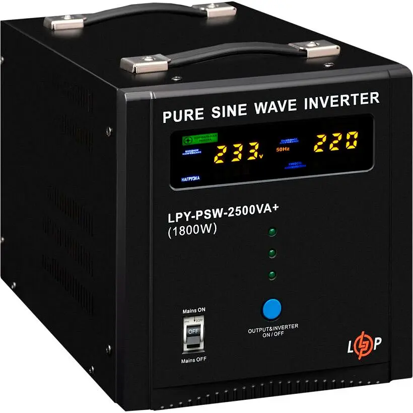 Джерело безперебійного живлення [ДБЖ] LogicPower LPY-PSW-2500VA+ 1800Вт [22874] [107319] - фото 2