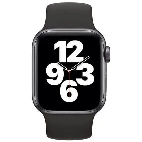Силиконовый ремешок CasePro Solo Loop Black Size М для Apple Watch 41mm/40mm/38mm - фото 2