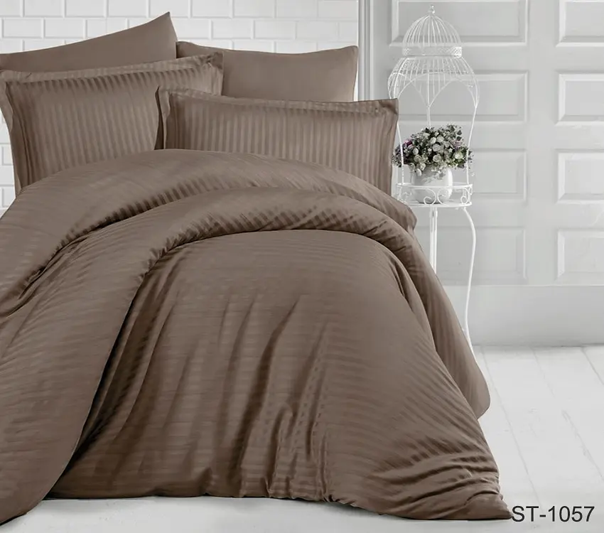 Комплект постільної білизни (LUXURY ST-1057) Євро TAG tekstil pbe0037516