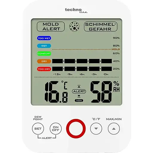 Термогігрометр Technoline WS9422 White (WS9422) - фото 4